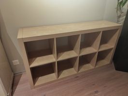 IKEA Kallax Regal Birke Nachbildung 8 Fächer guter Zustand