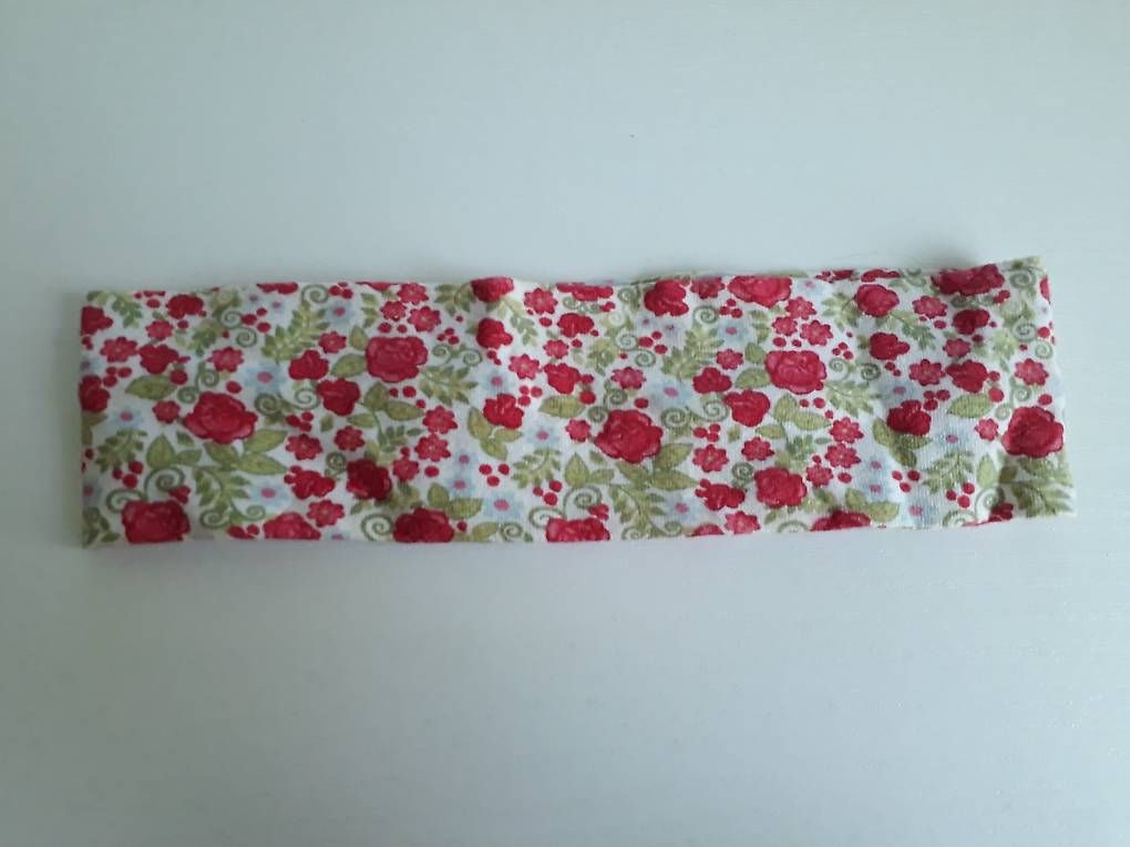 Haarschmuck: Haarband pink mit Rosen gemustert – Neu (gemäss Beschreibung) aus Urdorf von Jeani_