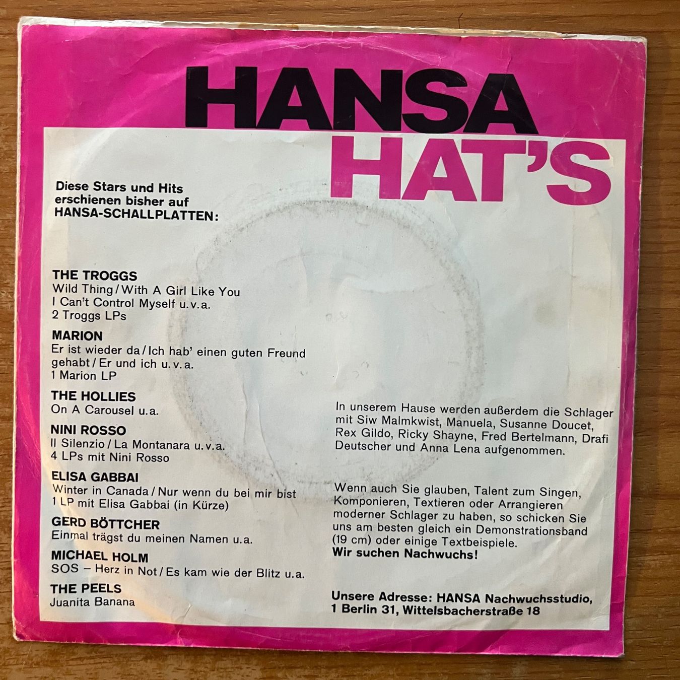 Dischi in vinile: Herd - Paradise Lost / 1. D-Press. 1968 – Usato da Gais venduto da soundcave57 3