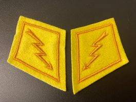 1 Paar Kragenpatten Uem (alt) - Ungetragen - CH Armee