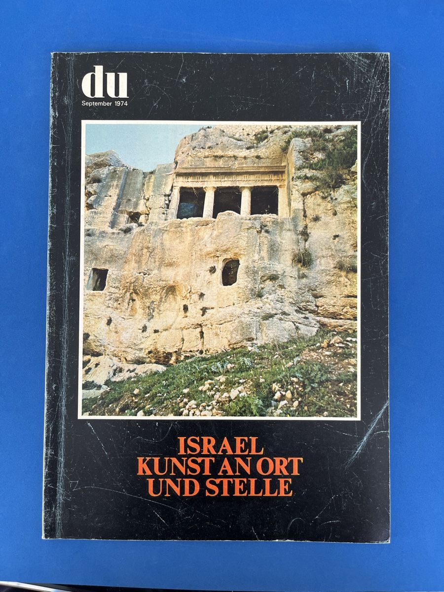 Riviste & Magazine: Du Zeitschrift, September 1974, Israel – Usato da Rubigen venduto da tamaroso