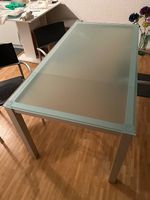 Wohnzimmer/Esstisch Glas inkl. 6 Stühle