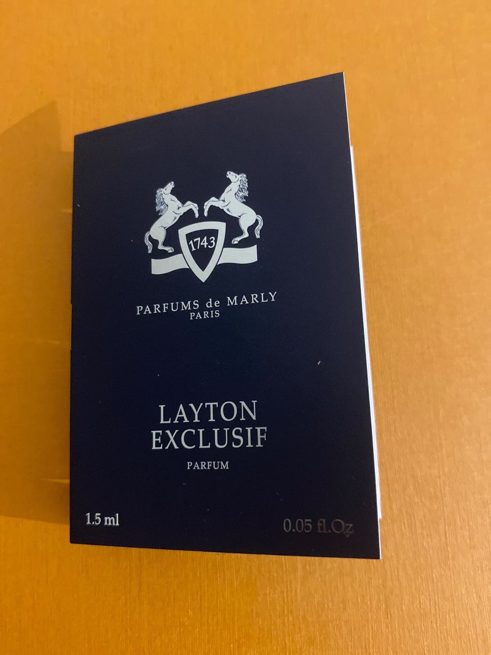 Profumi & Eau de Toilette: 1,5 ml Parfums de Marly Layton Exclusif Probe – Nuovo e nell'imballaggio originale da Sonnental venduto da Lothy90