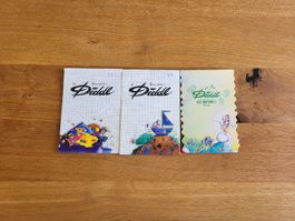 3er Set Diddl Blöcke alt vintage Rarität Nr. 61, 71 und 139