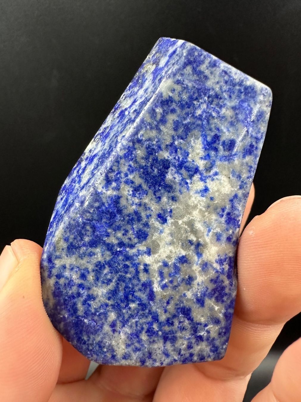 Minerali & Pietre curative: Lapislazuli Freiform, Handschmeichler Heilstein – Nuovo e nell'imballaggio originale da Männedorf venduto da Handschmeichler 1