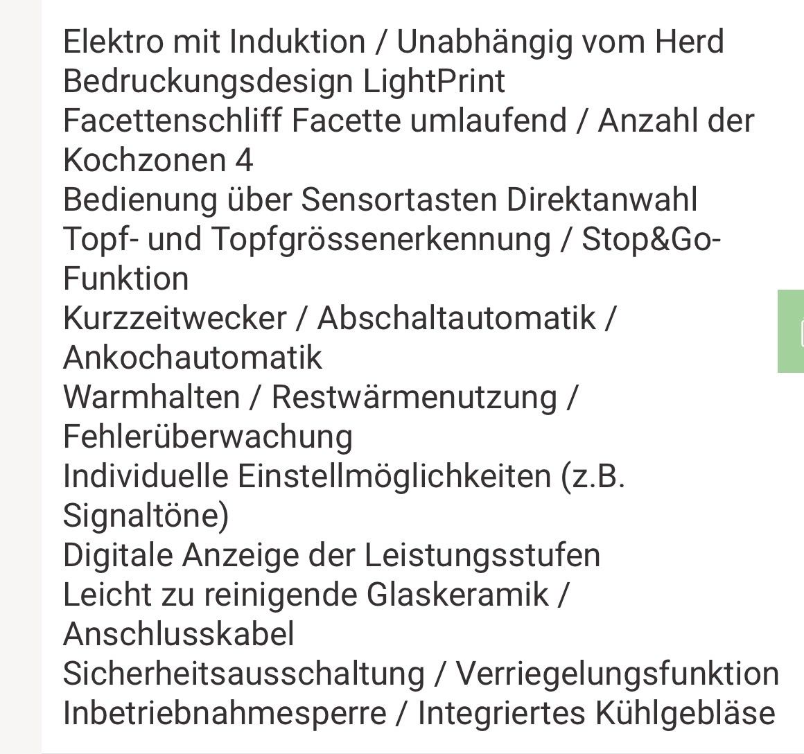 Miele Cuisinières: Glaskeramik Induktions-Kochfeld – Neuf (Voir description) à Untersiggenthal par Forel2000 5