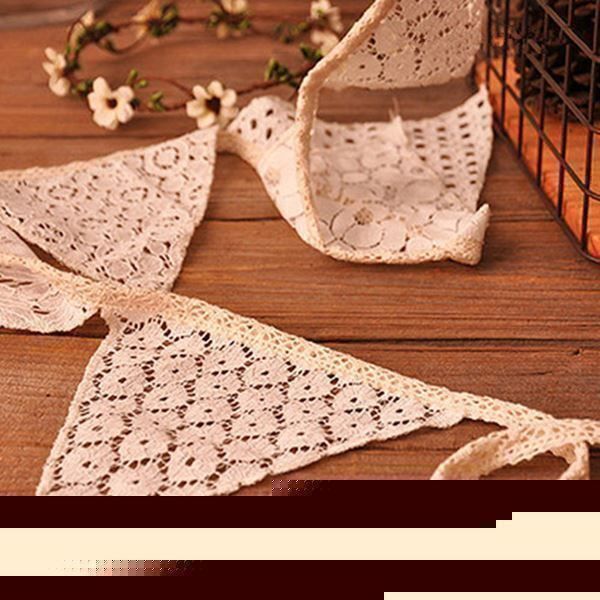 Tutte le decorazioni: Wimpelkette Shabby Chic Vintage Retro – Nuovo e nell'imballaggio originale da Effretikon venduto da wenuss 5