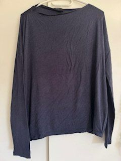 OPUS Langarm Shirt dunkelblau 40