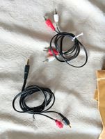 Lotto 2 Cavi Audio / 2x Cinch Audio Kabel (Jack & RCA)
