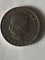 Schweizer 20 Rappen Münze, Jahrgang 1912, Seltenheit!
