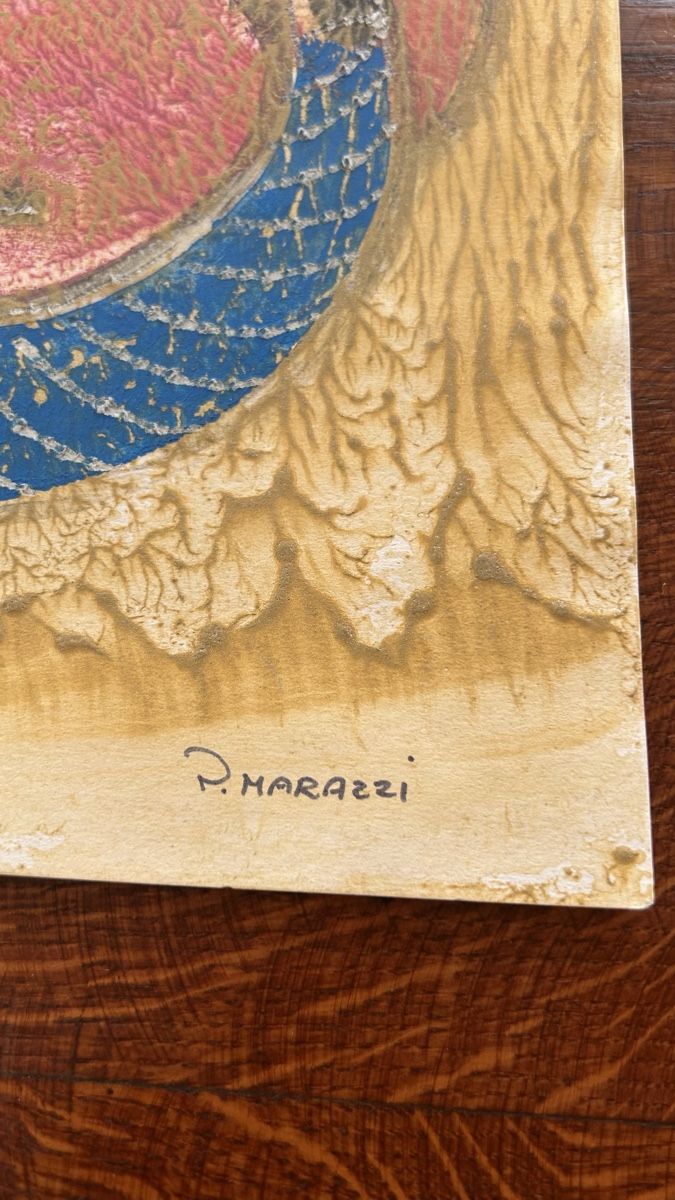 Dipinti: Abstraktes Bild Mischtechnik Marazzi signiert – Usato da Riedholz venduto da Frettchen63 1