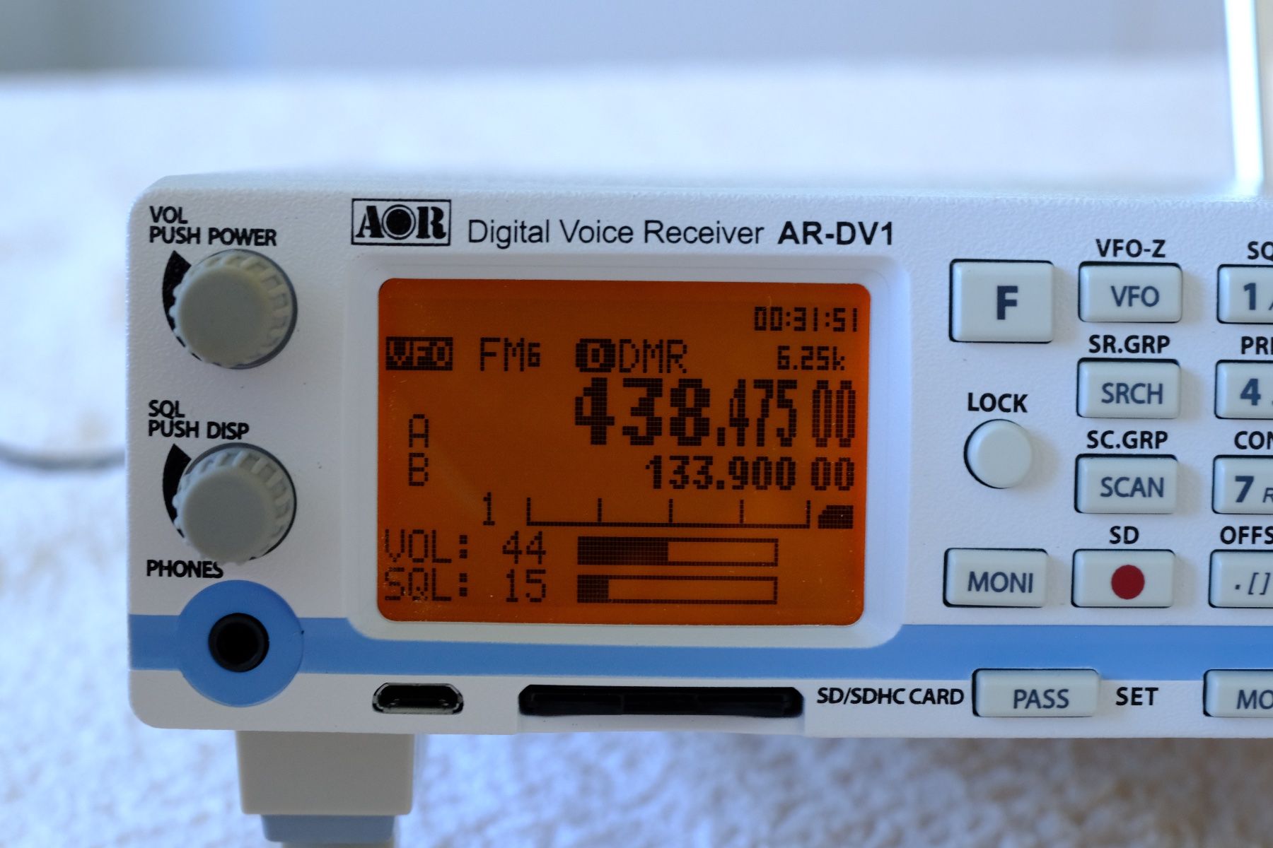 Radiocomunicazione: AOR AR-DV1 Funkempfänger /-scanner analog/digital – Usato da Zürich venduto da rovo62 2