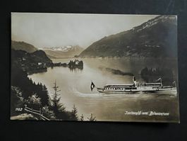 Postkarte Schiff Iseltwald Brienzersee ungelaufen (P82)