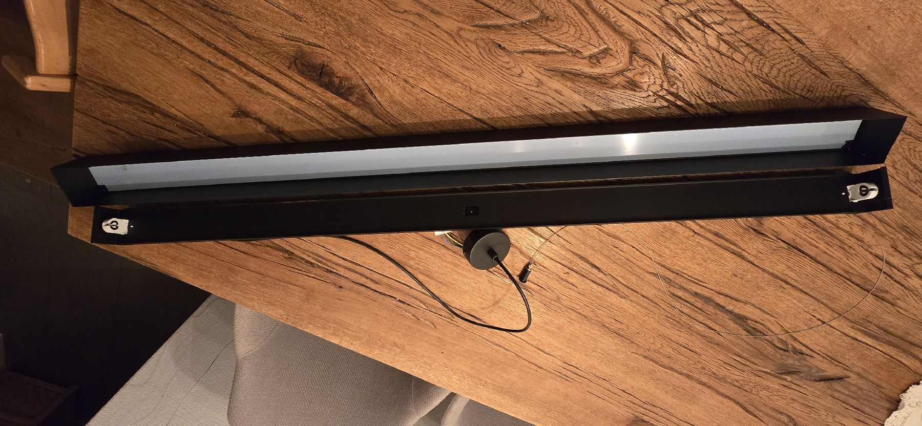 Kronleuchter & Deckenlampen: Hängeleuchte Lungo schwarz, Länge 124cm, neu – Neu (gemäss Beschreibung) aus Oberarth von atty