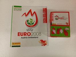 Panini Euro 2008 Album + Box mit 100 Tüten 