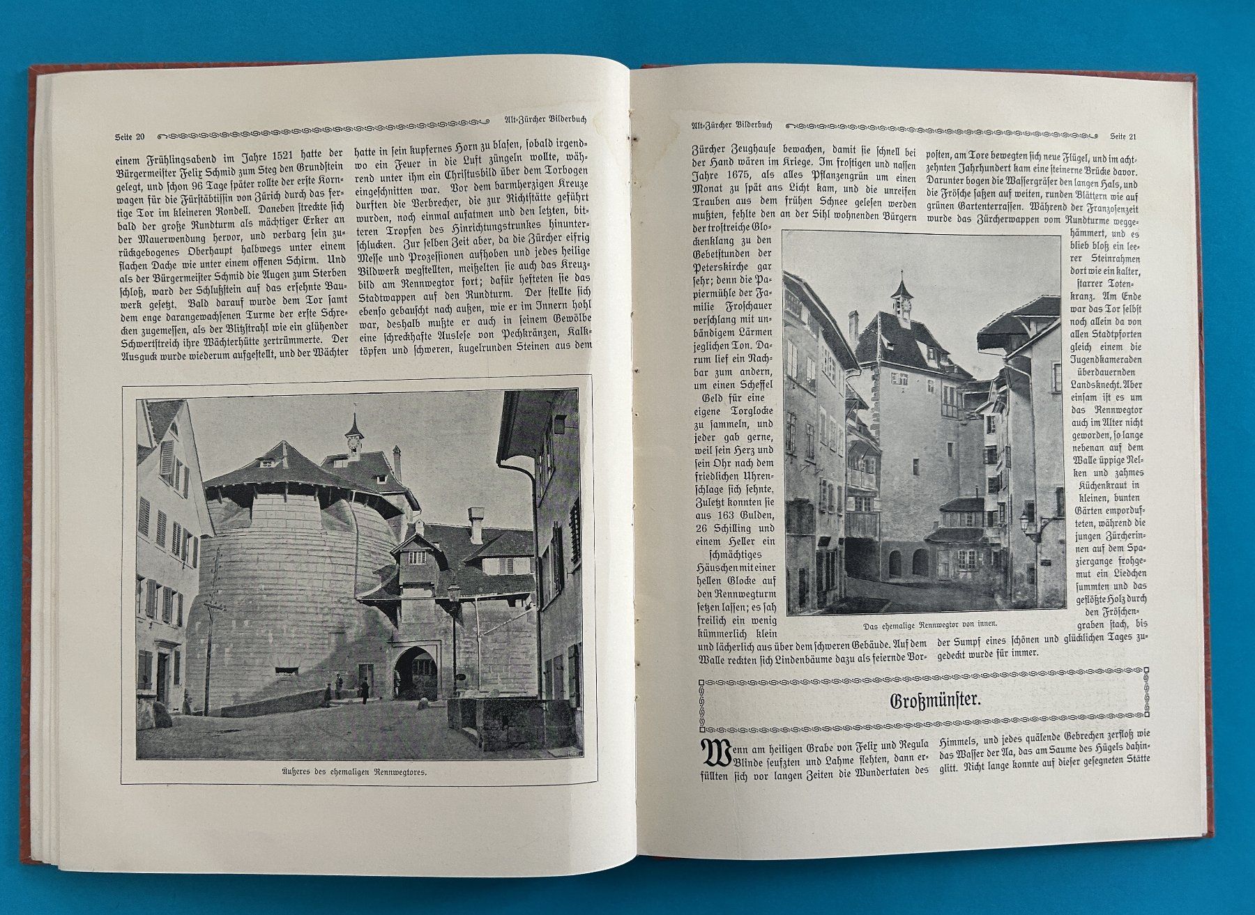 Bücher: ALT-ZÜRCHER BILDERBUCH 1911 – Gebraucht aus Zürich von Domus09 6