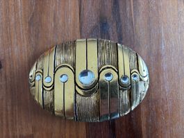 Gurtschnalle Gold 10x7 cm