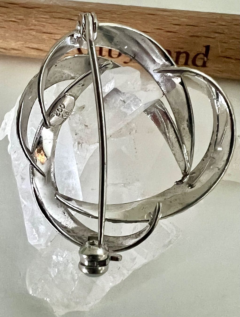 Broschen & Nadeln: VINTAGE KORDES & LICHTENFELS SILBER 800+MP BROSCHE – Gebraucht aus Ruswil von artbyhand 6