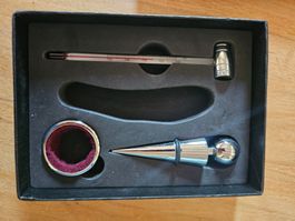 Weinset ohne Korkenzieher