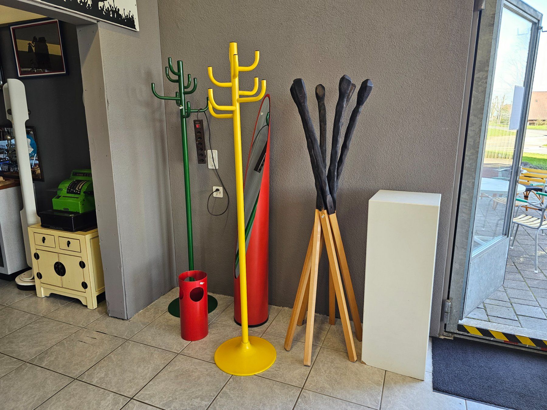 Jan Kurtz Garderobenstnder, Kaktus, 1980s Garderobe gelb (Gebraucht) in  Nottwil fr CHF 135  mit Lieferung auf Ricardo kaufen