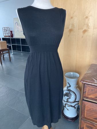 Alexander McQueen Cocktail Kleid, schwarz, Strickware, Gr. S