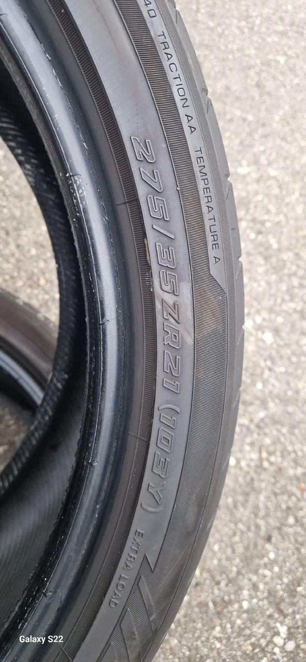 Pneumatici & Ruote complete: Sommerpneu 275/35/ZR21 – Usato da herzogenbuchsee venduto da jamma01 3