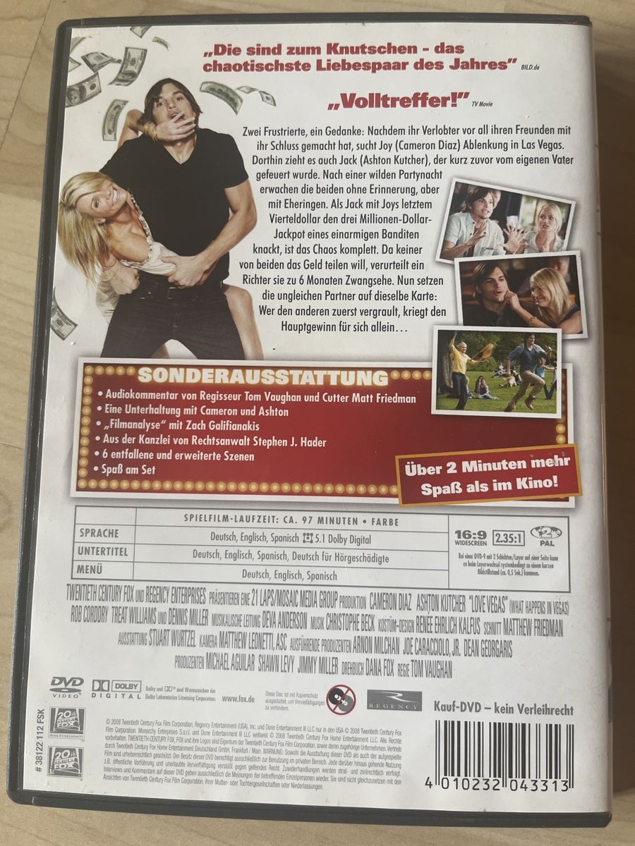 Tutti i DVDs: Love Vegas DVD – Usato da Lauenen b. Gstaad venduto da Nagi1 1