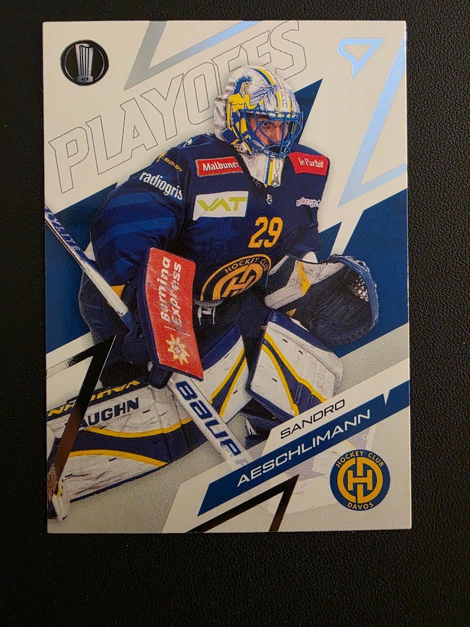 Sportzoo Sammelbilder & Trading cards: 2025/26 HCD Sandro Aeschlimann Playoffs – Gebraucht aus Bauma von Yotanke