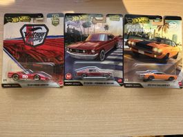 3 x Hot Wheels Premium