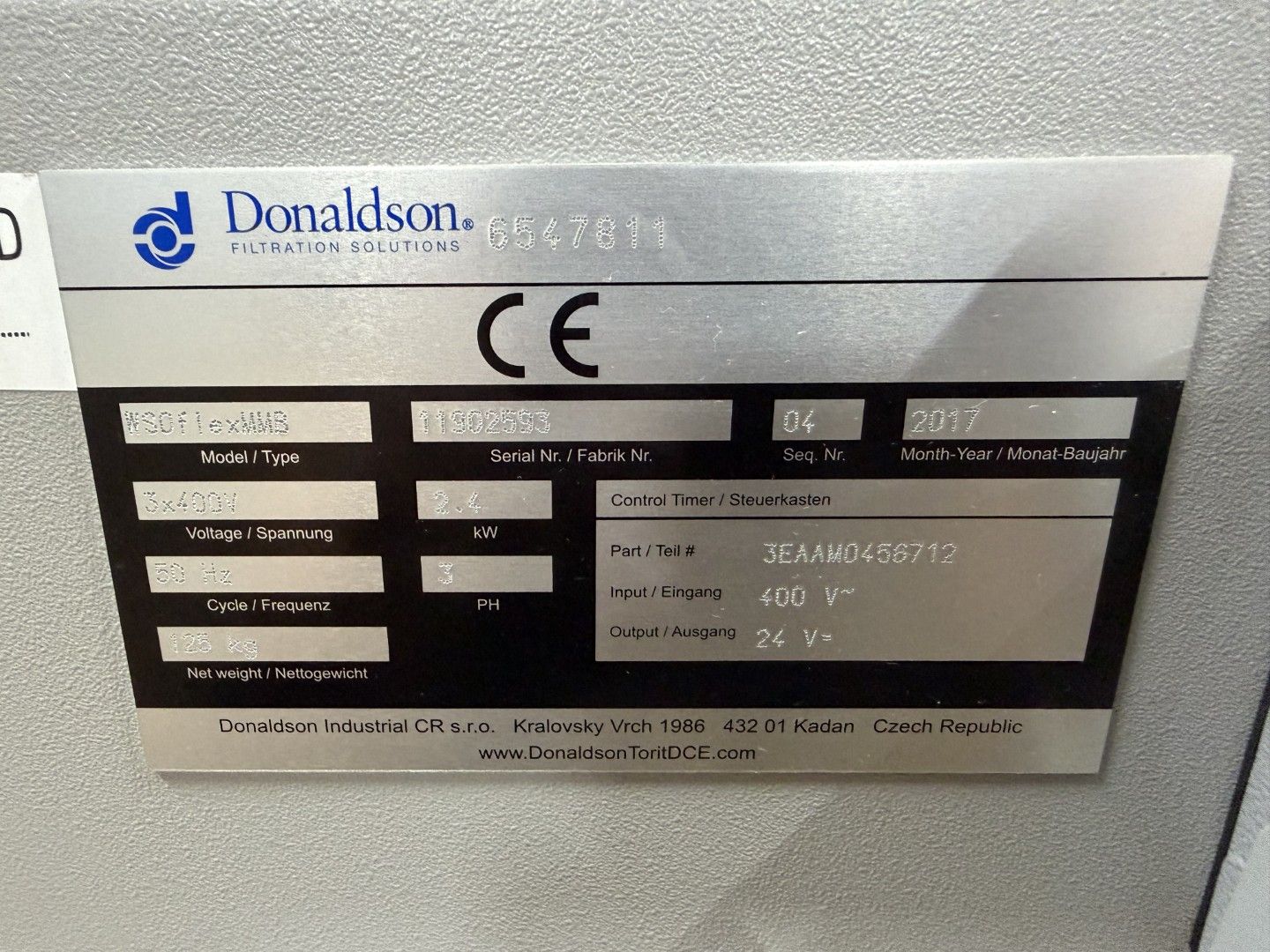 Altro per industria metallurgica: Donaldson WSO flex MMB Ölnebelabscheider – Usato da Zuchwil venduto da dragosmd-maschinen 4