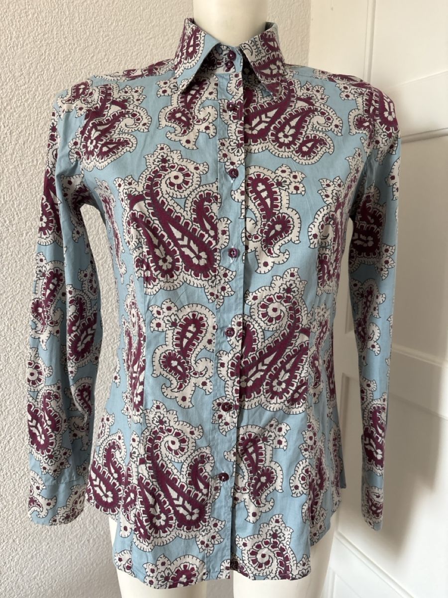 Etro Camicette: Hemd Etro Paisley Muster Grösse 44 – Usato da langenthal venduto da rundholz7