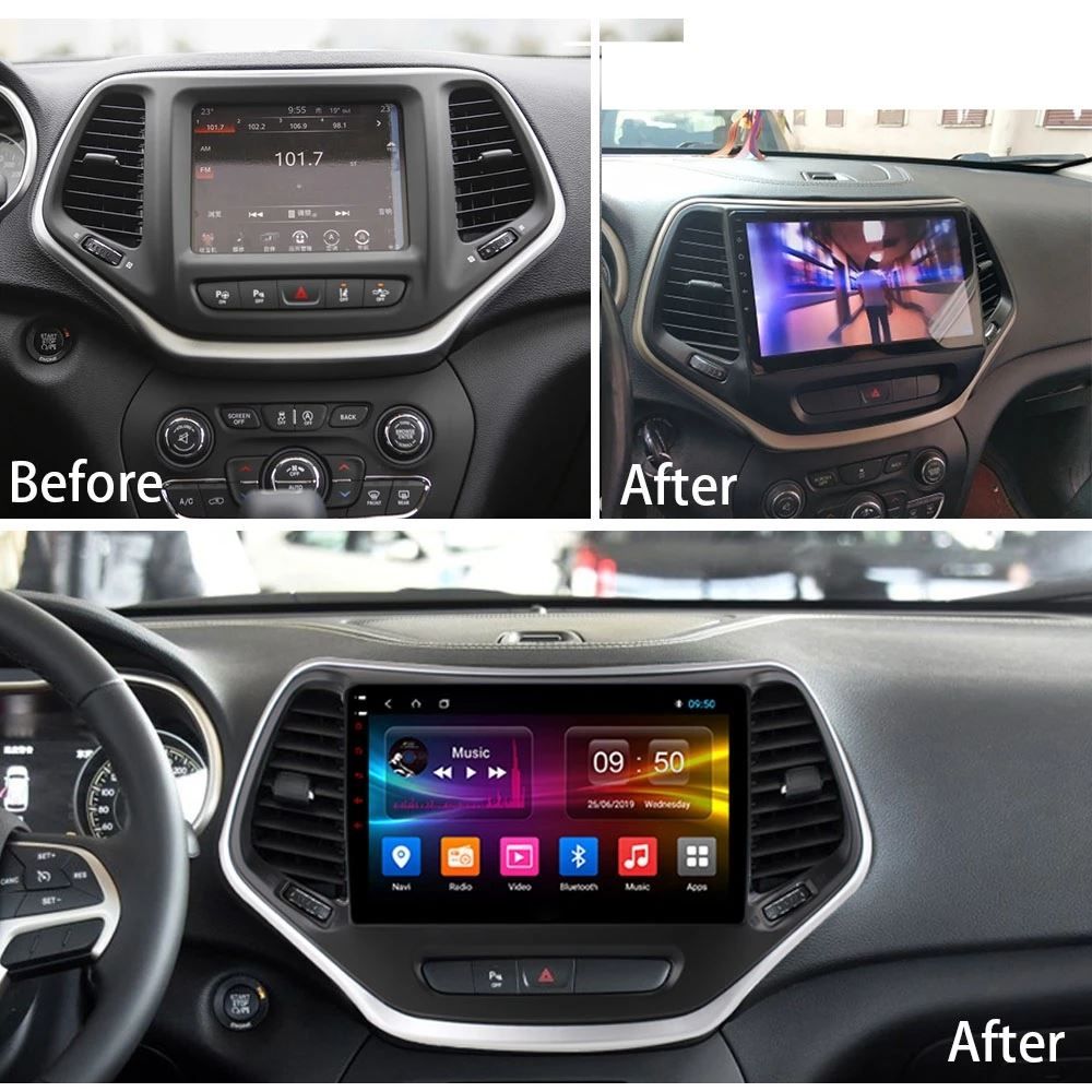 Radios: Jeep Cherokee 2007-2016 Android 14 Autoradio – Neuf avec emballage d'origine à Malans GR par BUYBEST-Schweiz 2