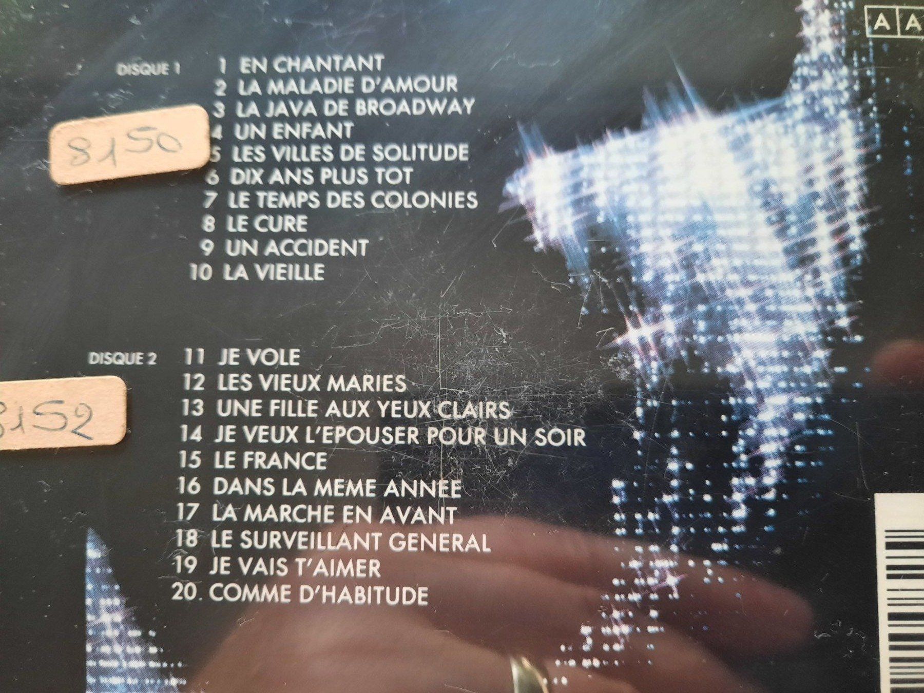 CDs: Cd Sardou - 20 chansons d'or – D'occasion à Pully par bro_n52j 2