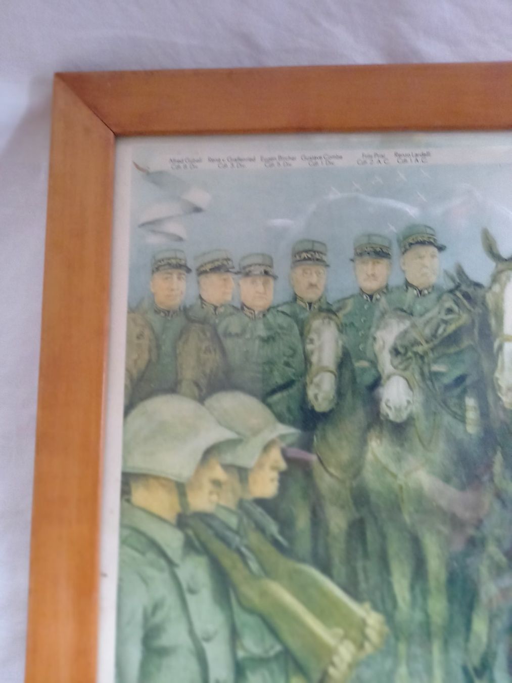 Grafica & Litografie: Lithographie Nos Chefs d'Armée, 1939, sous cadre – Usato da Rossens FR venduto da Souris1 4