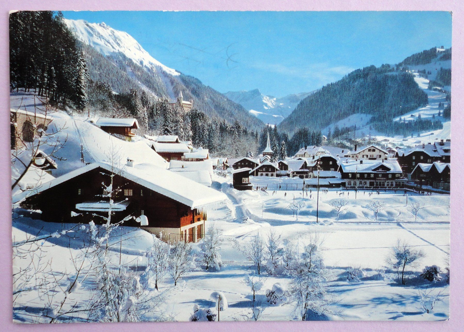 Cartoline postali: Gstaad, Wasserngrat und Wispile – Usato da Fétigny venduto da Billy2miny