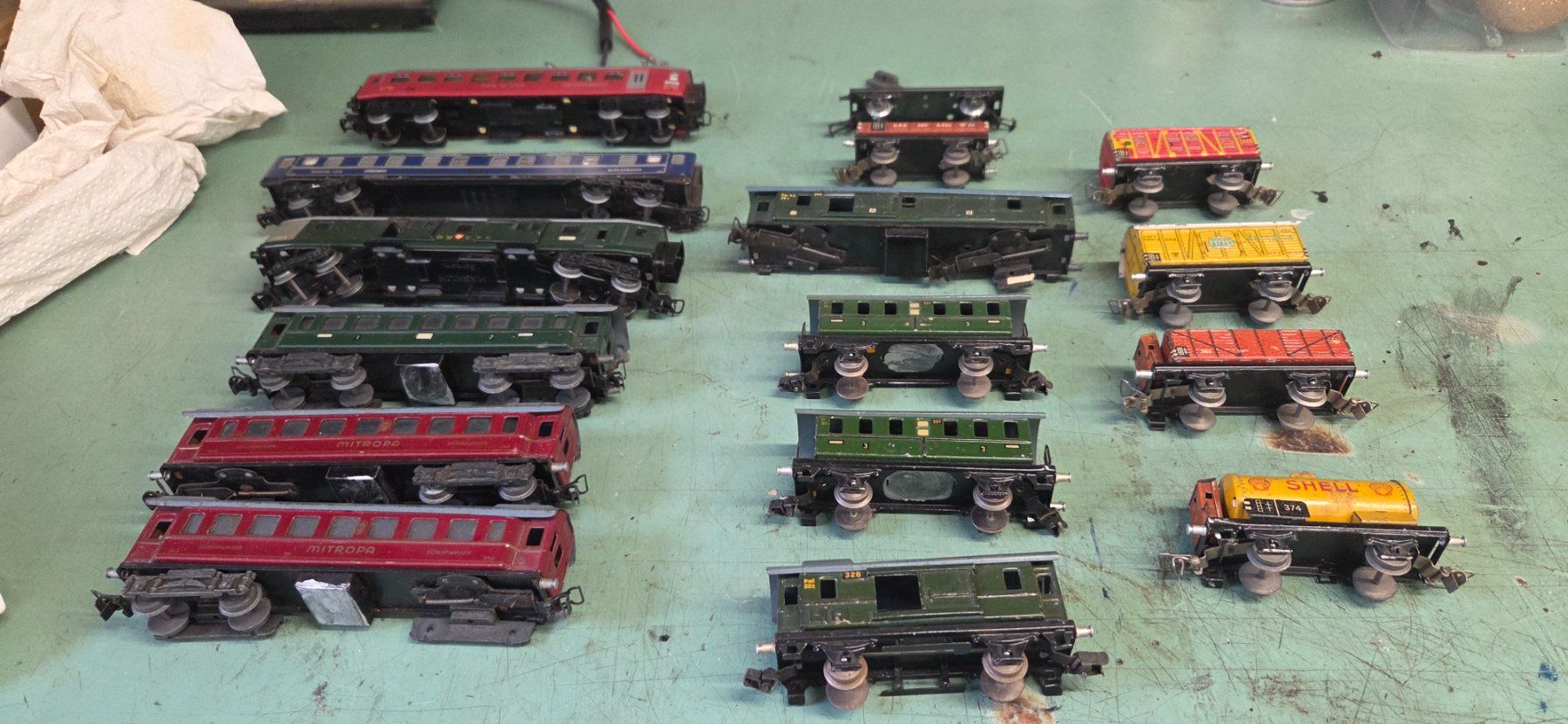 Mitropa Modellini di ferrovie: Blech Eisenbahnen H0, defekt – Usato da Einsiedeln venduto da Emausi 5