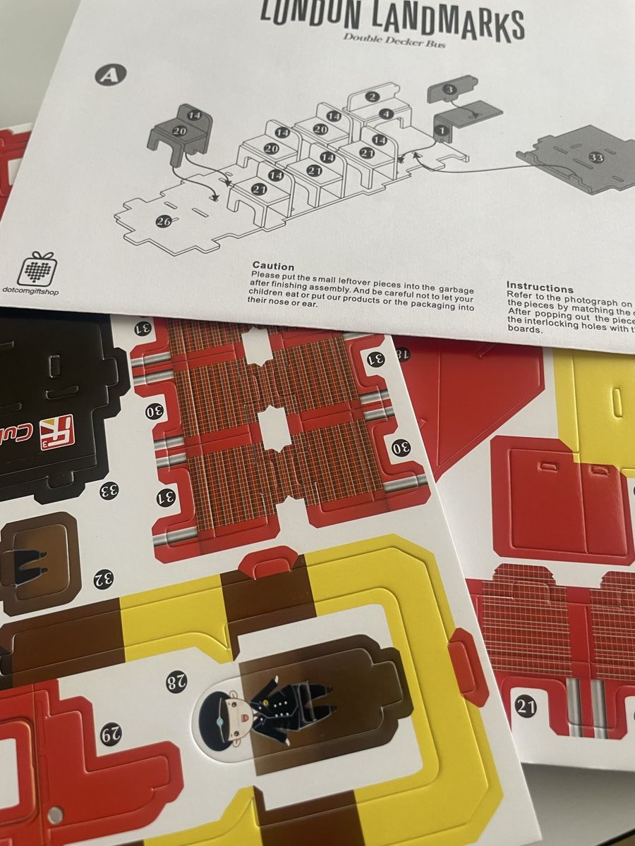Puzzle: Puzzle 3D London Bus – Nuovo e nell'imballaggio originale da Basel venduto da Biriba 3