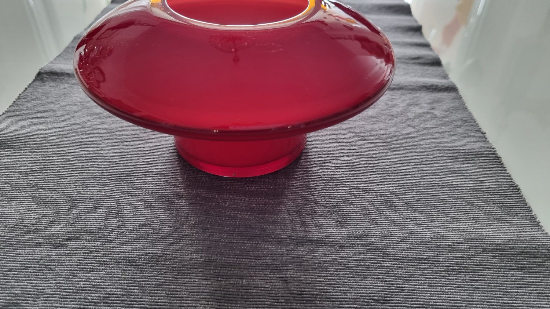 Murano Vasen & Gefässe: MURANO GLASVASE 70ER JAHRE ROT – Gebraucht aus Locarno von ICARO8 1