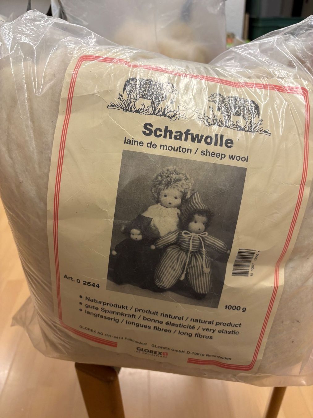 Laine: Glorex - Schafwolle, 1 kg – Neuf avec emballage d'origine à Pratteln par sLaedeliBB