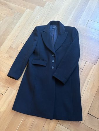 Damen Mantel Strenesse Wolle schwarz Grösse 38 gebraucht