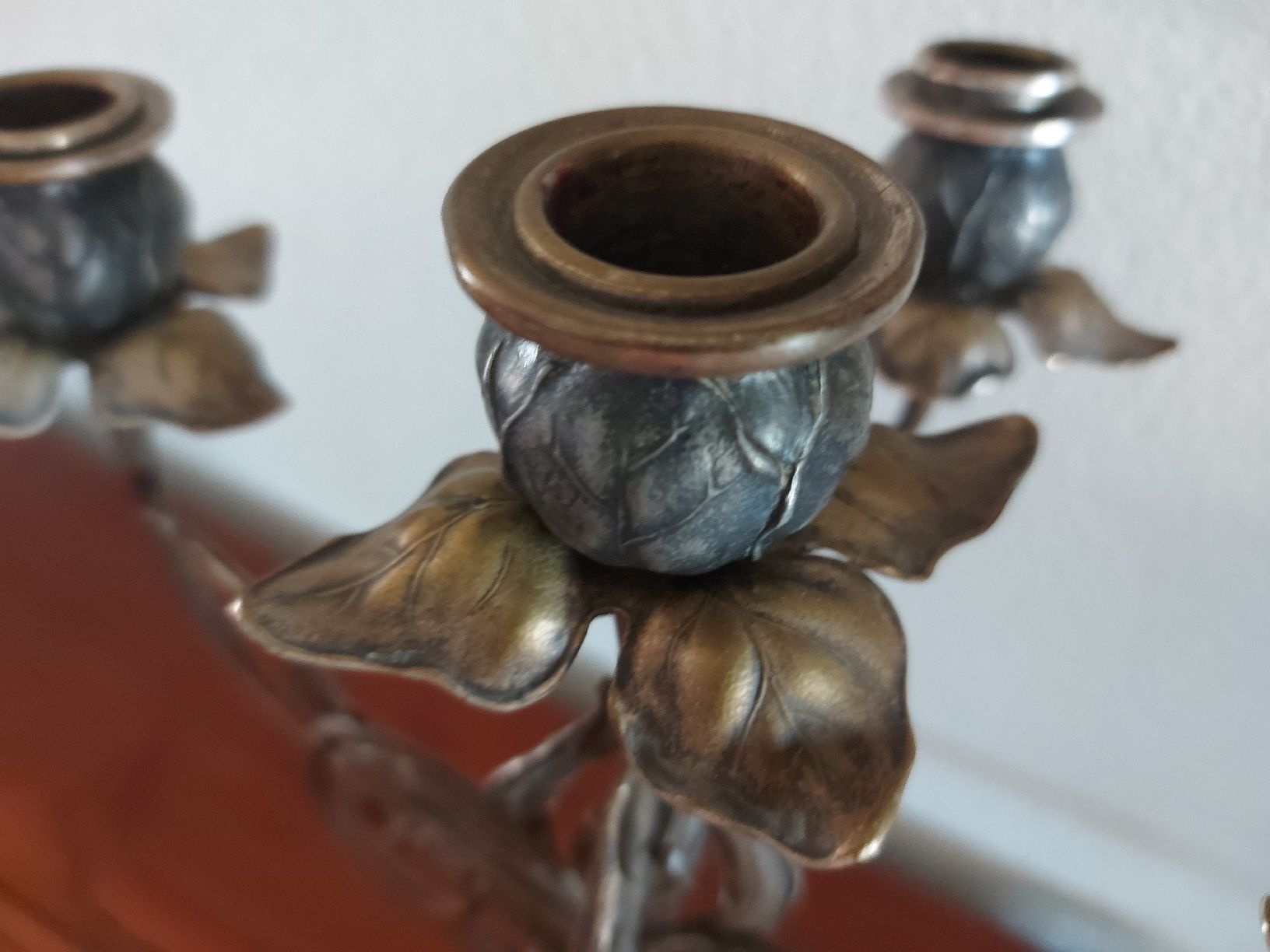 WMF Portacandele: WMF Jugendstil Kerzenständer 5-flammig – Usato da Ostermundigen venduto da son_vd9k 5