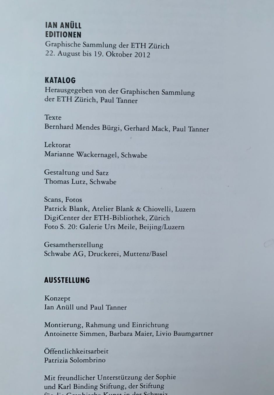 Libri: Ian Anüll - Editionen – Usato da Regensdorf venduto da JoergR 9