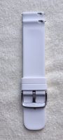Uhrenarmband Silikon WEISS mit Schnellverschluss neu