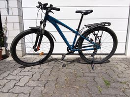 Blaues Velo von Decatlon für Kinder bis 12, wenig gebraucht!