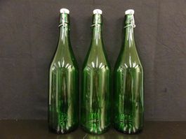 3 Flaschen Bügelverschluss Sirupflaschen