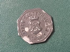 Notgeld Stadt Sangerhausen 10 Pfennig 1917