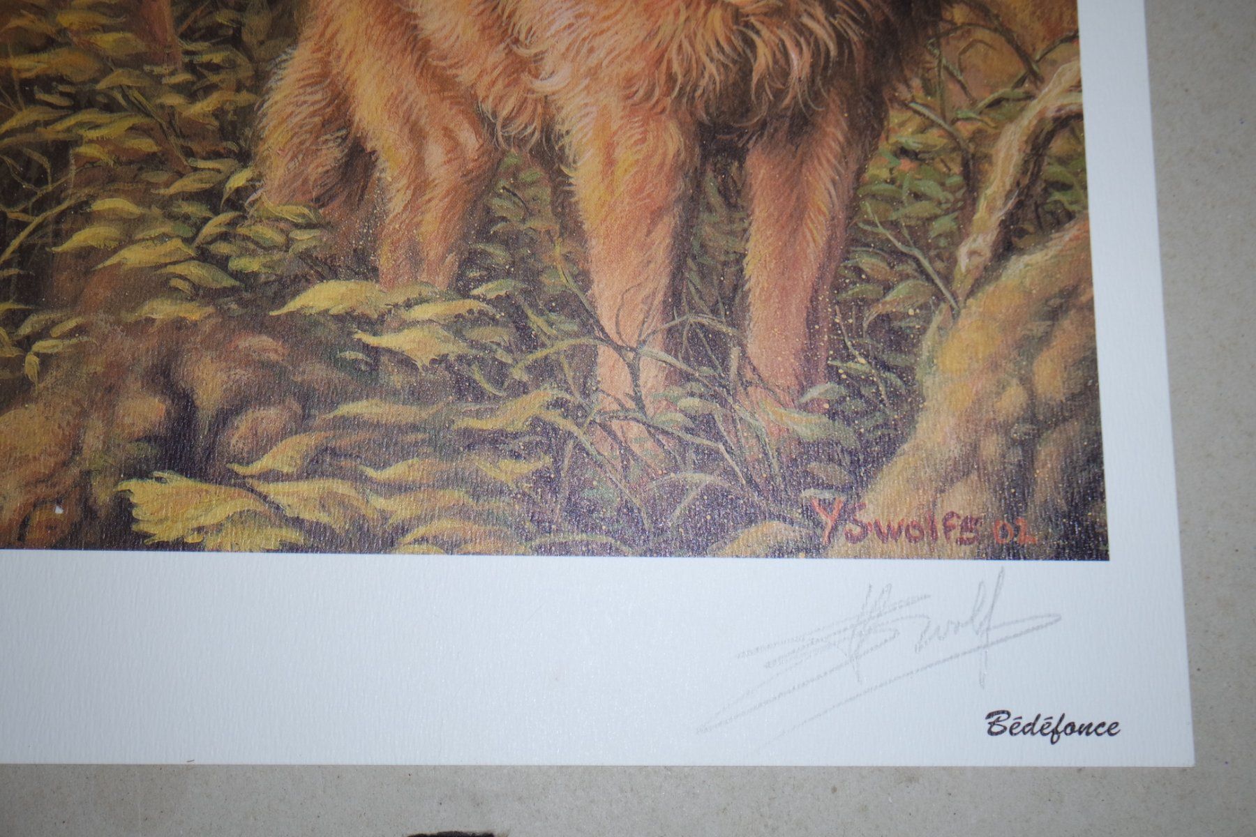 Fumetti: SÉRIGRAPHIE DE SWOLF  (LEGEND) NUMEROTÉE, SIGNÉE – Usato da Avenches venduto da WEBHobby 1