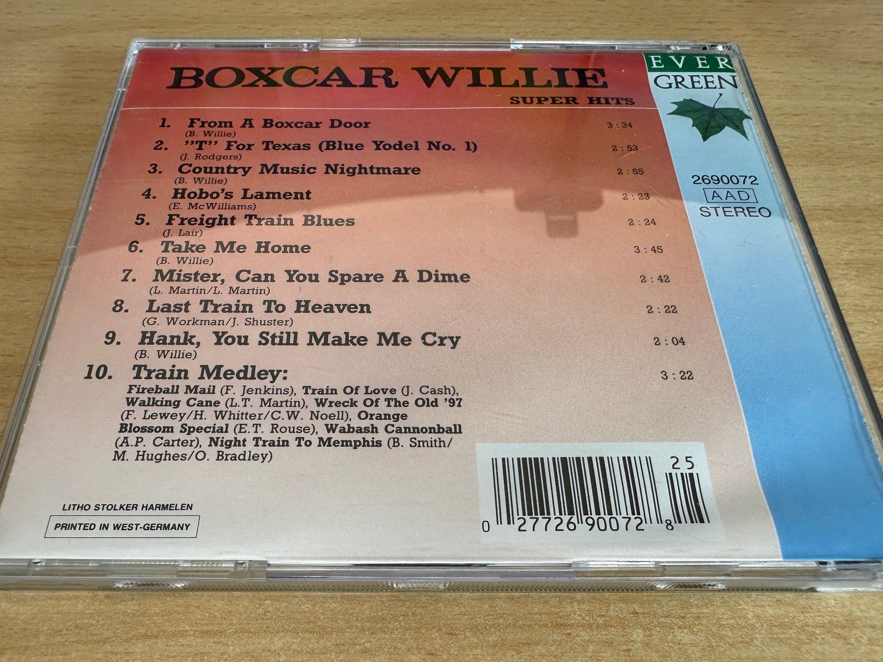 CDs: Boxcar Willie – Super Hits – Gebraucht aus Rikon im Tösstal von Alpenmutz 1
