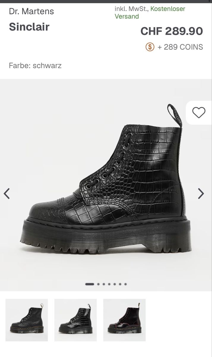 Chaussures femmes: Dr. Martens Sinclair Leder NEU 39 – Neuf (Voir description) à Glis par mba_jl92 5