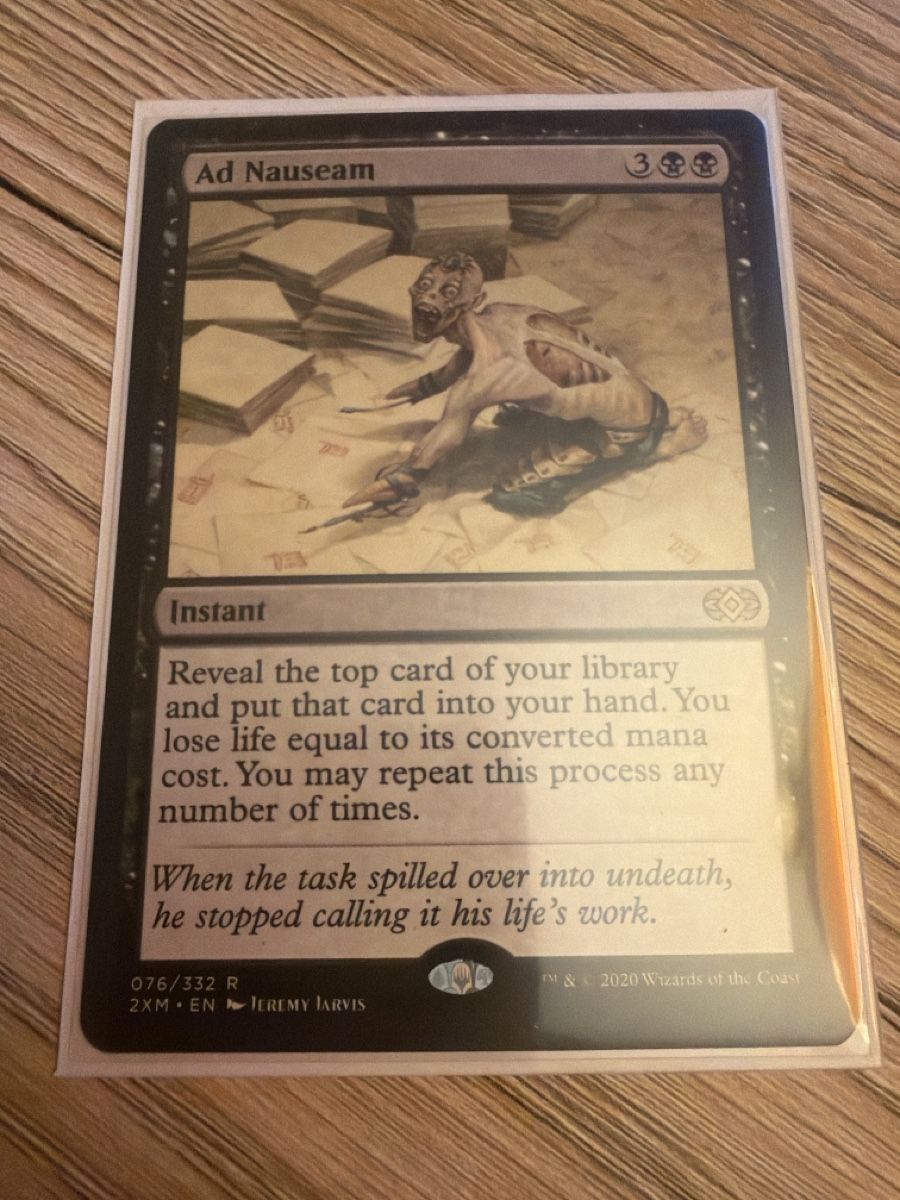 Magic The Gathering Carte collezionabili: Magic the Gathering: Ad Nauseam - NM – Usato da St. Gallen venduto da lob_bkw9